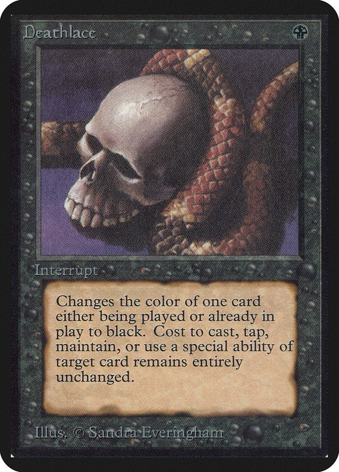 Deathlace [LEA] - MTG Single