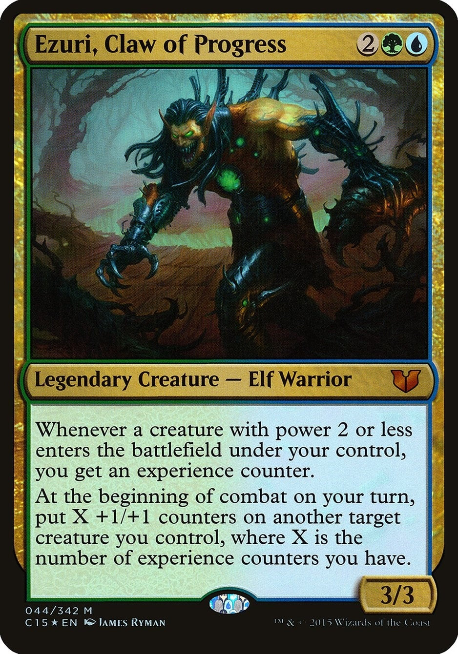 Ezuri Claw of Progress (Commander 2015) (44) [OVER] - MTG Single