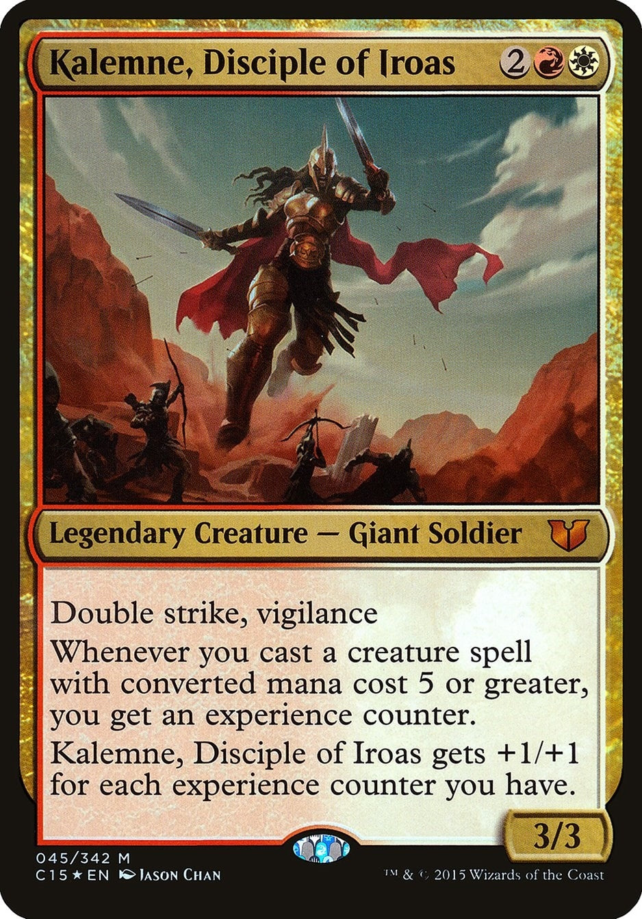 Kalemne Disciple of Iroas (Commander 2015) (45) [OVER] - MTG Single