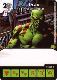 Drax - Arthur Douglas (4) [TASM] - Dice Masters Single