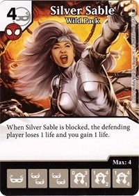 Silver Sable - Wild Pack (13) [TASM] - Dice Masters Single
