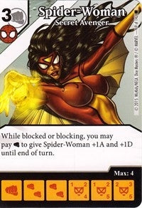 Spider-Woman - Secret Avenger (19) [TASM] - Dice Masters Single