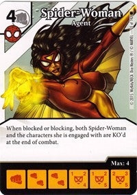 Spider-Woman - Agent (21) [TASM] - Dice Masters Single