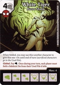 White Tiger - Razor Sharp (24) [TASM] - Dice Masters Single