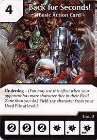 Back for Seconds! (26) [TASM] - Dice Masters Single