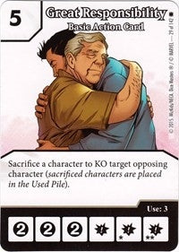 Great Responsibility (29) [TASM] - Dice Masters Single