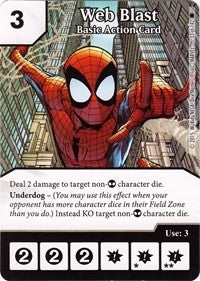Web Blast (33) [TASM] - Dice Masters Single