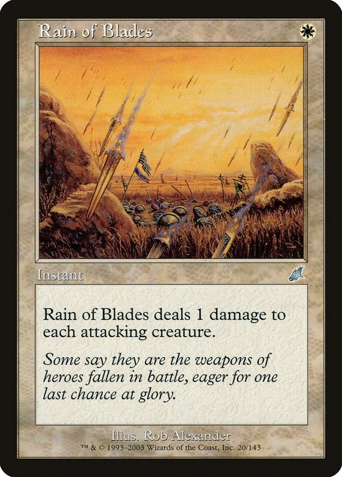 Rain of Blades (20) [SCG] - MTG Single