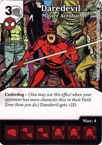 Daredevil - Master Acrobat (44) [TASM] - Dice Masters Single