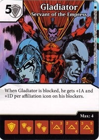 Gladiator - Servant of the Empress (50) [TASM] - Dice Masters Single