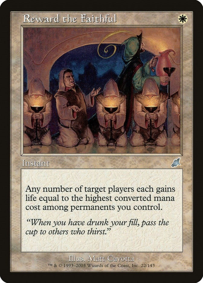 Reward the Faithful (22) [SCG] - MTG Single