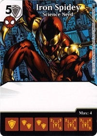 Iron Spidey - Science Nerd (57) [TASM] - Dice Masters Single
