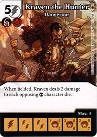 Kraven the Hunter - Dangerous (59) [TASM] - Dice Masters Single