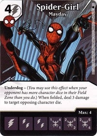 Spider-Girl - Mayday (68) [TASM] - Dice Masters Single