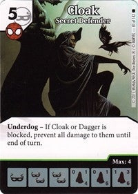 Cloak - Secret Defender (81) [TASM] - Dice Masters Single