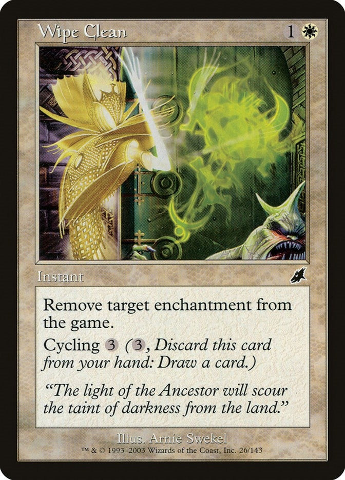 Wipe Clean (26) [SCG] - MTG Single