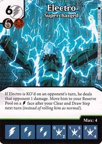 Electro - Supercharged (85) [TASM] - Dice Masters Single