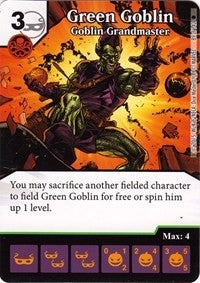 Green Goblin - Goblin Grandmaster (89) [TASM] - Dice Masters Single