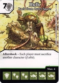 Hulk - Back from Outer Space (92) [TASM] - Dice Masters Single