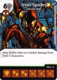 Iron Spidey - Invincible (94) [TASM] - Dice Masters Single