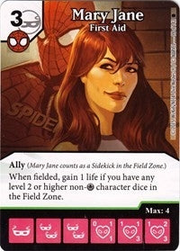 Mary Jane - First Aid (98) [TASM] - Dice Masters Single