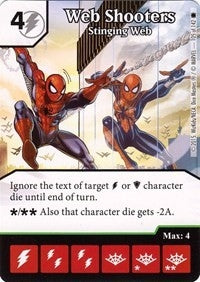Web Shooters - Stinging Web (105) [TASM] - Dice Masters Single