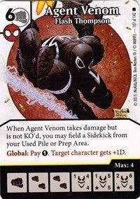 Agent Venom - Flash Thompson (107) [TASM] - Dice Masters Single