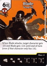 Blade - Vengeful (110) [TASM] - Dice Masters Single