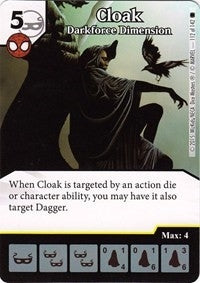 Cloak - Darkforce Dimension (112) [TASM] - Dice Masters Single