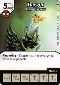 Dagger - Light Daggers (113) [TASM] - Dice Masters Single