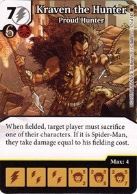 Kraven the Hunter - Proud Hunter (124) [TASM] - Dice Masters Single
