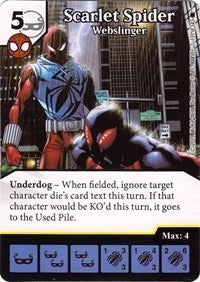 Scarlet Spider - Webslinger (131) [TASM] - Dice Masters Single