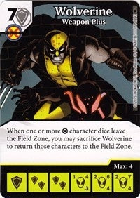 Wolverine - Weapon Plus (134) [TASM] - Dice Masters Single