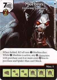 Morbius - Unliving Vampire (141) [TASM] - Dice Masters Single