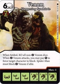 Venom - Staggering Symbiote (142) [TASM] - Dice Masters Single