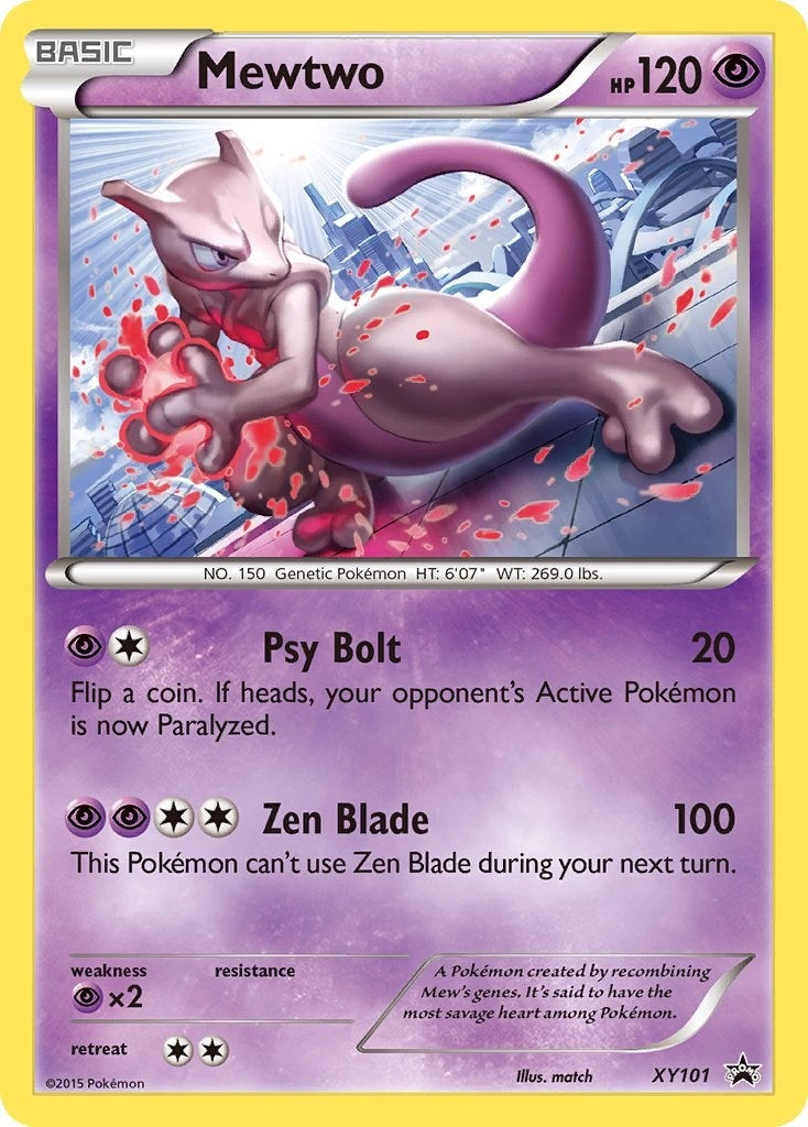 Image for Mewtwo - XY101 (XY101) (XY Promos) - Pokemon