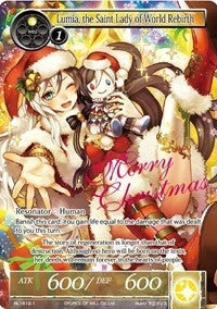 Lumia the Saint Lady of World Rebirth (Christmas Promo) (15121) [PRO] - Force of Will Single