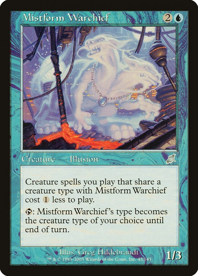 Mistform Warchief (43) [SCG] - MTG Single