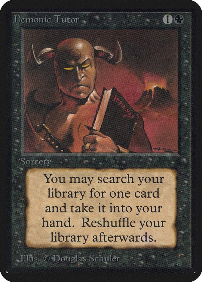 Demonic Tutor [LEA] - MTG Single