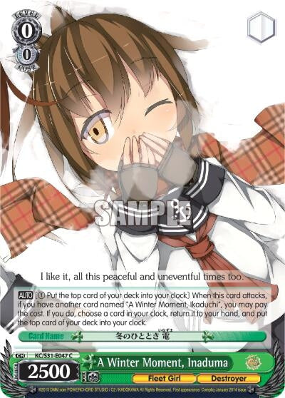 A Winter Moment Inaduma (31047) [KC/S31] - Weiss Schwarz Single