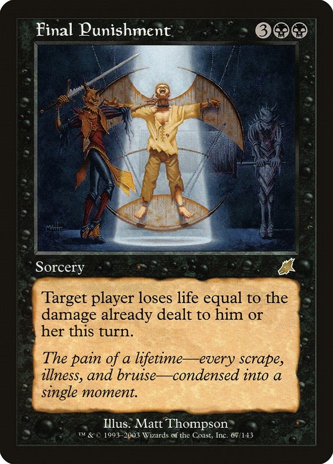 Final Punishment (67) [SCG] - MTG Single
