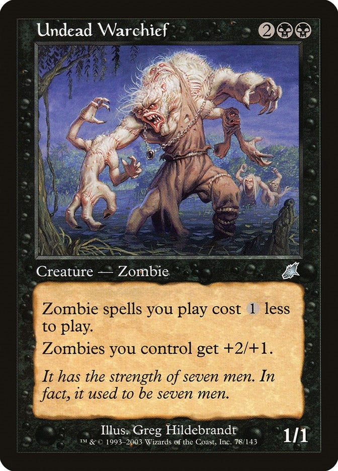 Undead Warchief (78) [SCG] - MTG Single
