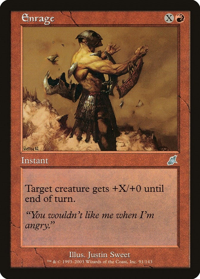 Enrage (91) [SCG] - MTG Single