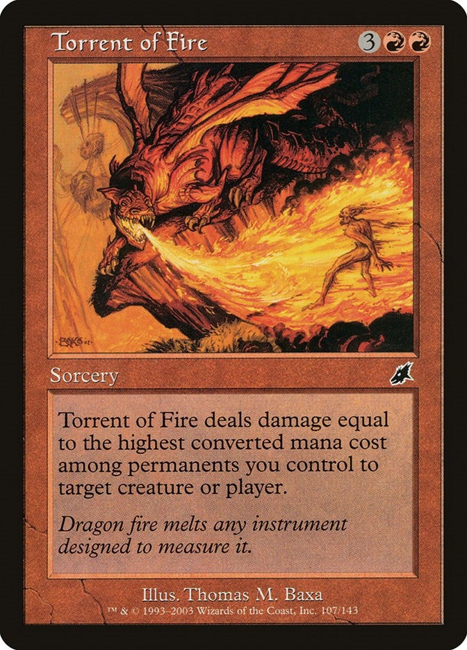 Torrent of Fire (107) [SCG] - MTG Single