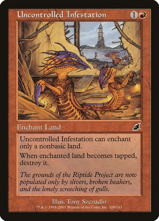 Uncontrolled Infestation (108) [SCG] - MTG Single
