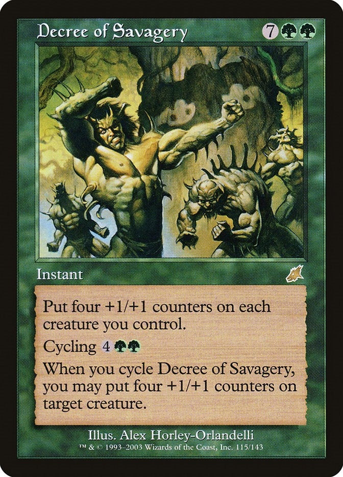 Decree of Savagery (115) [SCG] - MTG Single