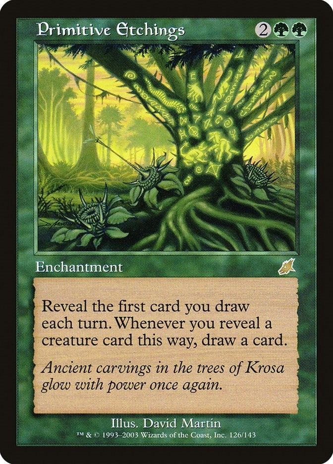 Primitive Etchings (126) [SCG] - MTG Single