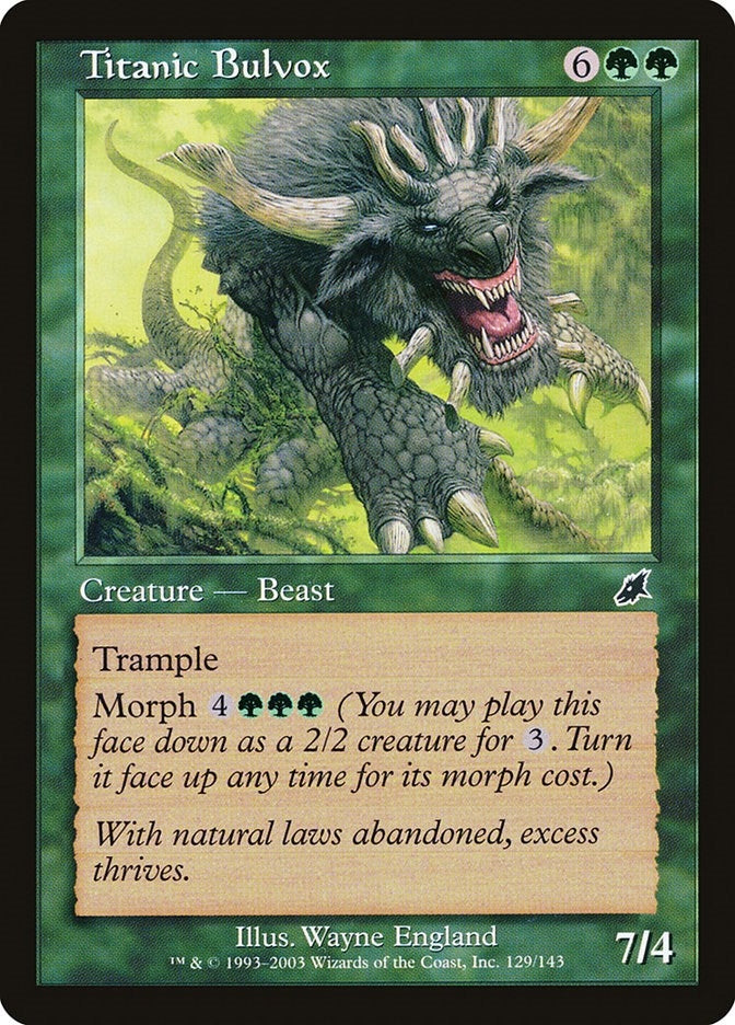 Titanic Bulvox (129) [SCG] - MTG Single