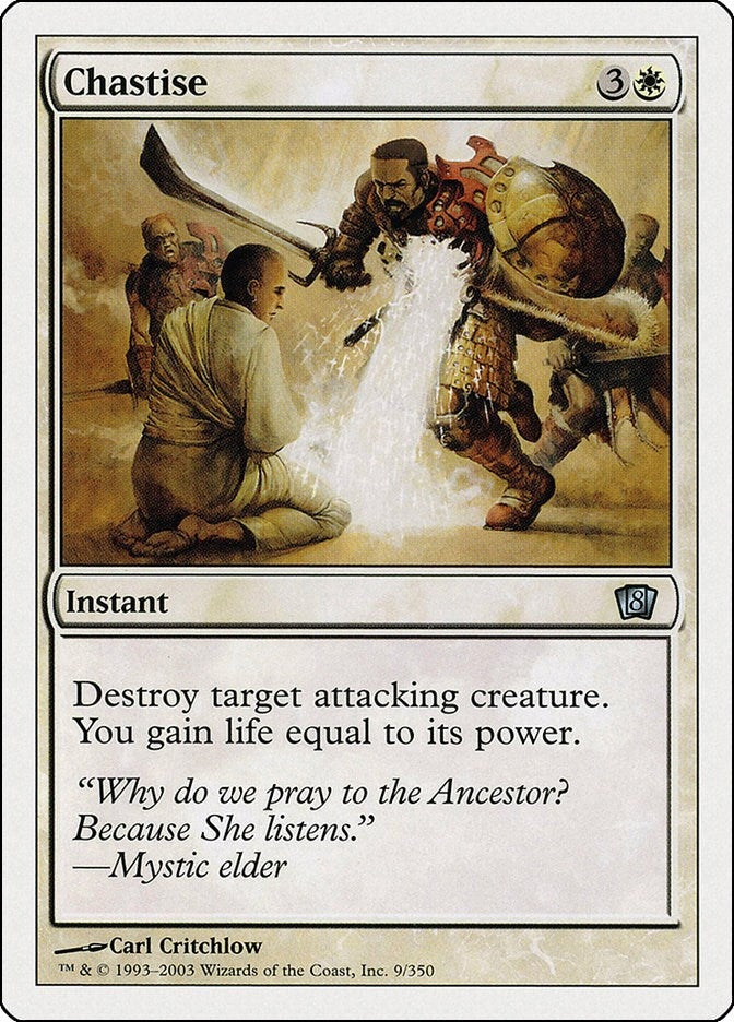 Chastise (9) [8ED] - MTG Single
