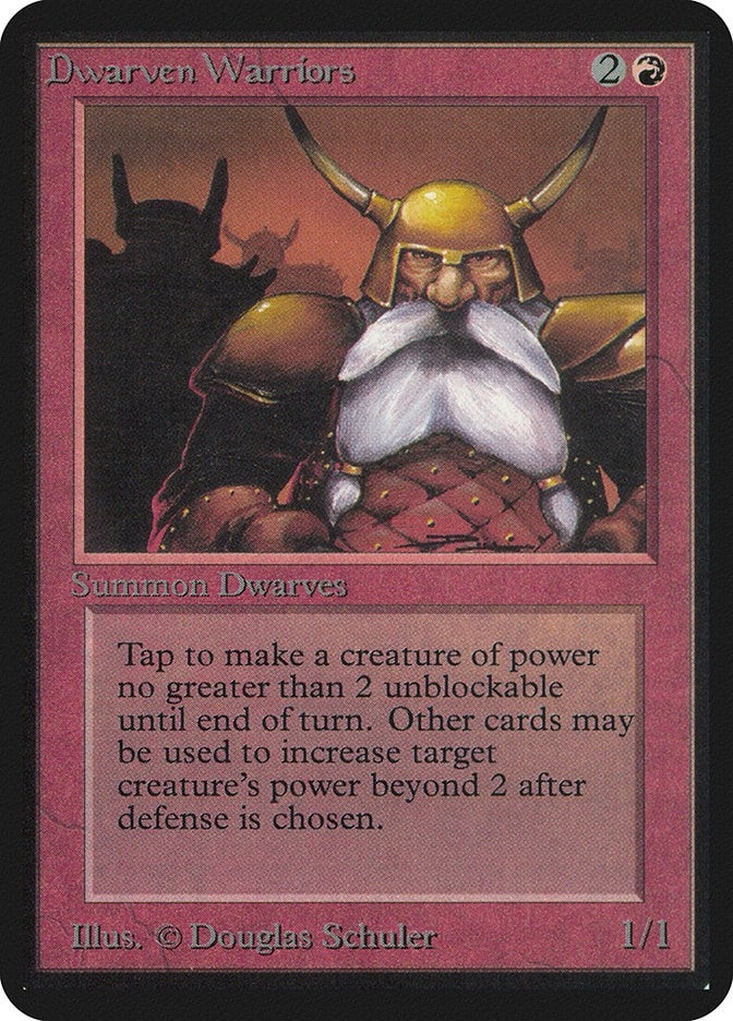 Dwarven Warriors [LEA] - MTG Single